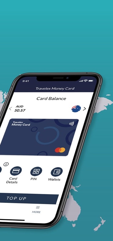 Travelex Travel Money App NZ seen on a phone